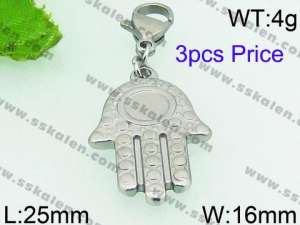 Stainless Steel Charms with Lobster - KRP3824-Z