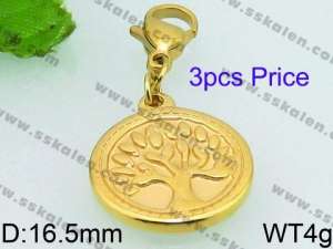 Stainless Steel Charms with Lobster - KRP3833-Z