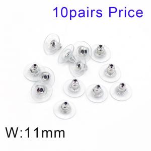 Plastic/Rubber Earring Parts--10pairs Price - KRP613