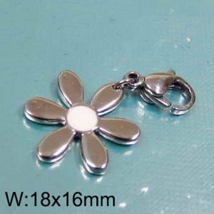 Stainless Steel Charms with Lobster - KRP761-Z