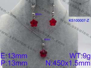 SS Jewelry Set(Most Women) - KS100007-Z