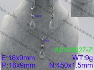 SS Jewelry Set(Most Women) - KS100027-Z