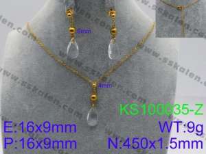 SS Jewelry Set(Most Women) - KS100035-Z