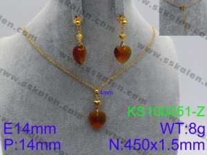 SS Jewelry Set(Most Women) - KS100051-Z