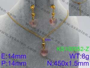 SS Jewelry Set(Most Women) - KS100052-Z