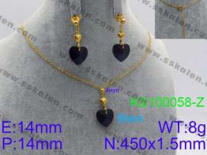 SS Jewelry Set(Most Women) - KS100058-Z