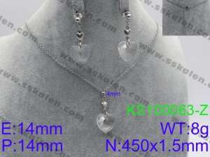 SS Jewelry Set(Most Women) - KS100063-Z