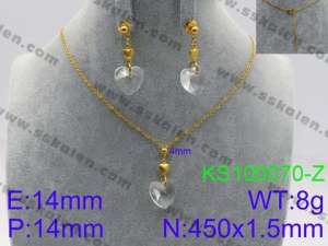 SS Jewelry Set(Most Women) - KS100070-Z