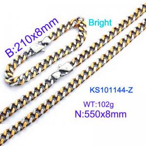 SS Jewelry Set(Most Men) - KS101144-Z