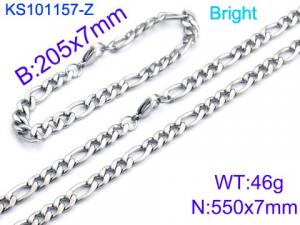 SS Jewelry Set(Most Men) - KS101157-Z
