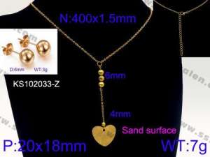 SS Jewelry Set(Most Women) - KS102033-Z