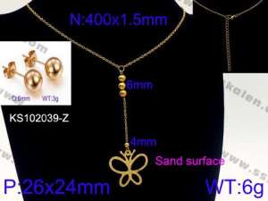 SS Jewelry Set(Most Women) - KS102039-Z