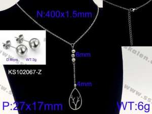 SS Jewelry Set(Most Women) - KS102067-Z