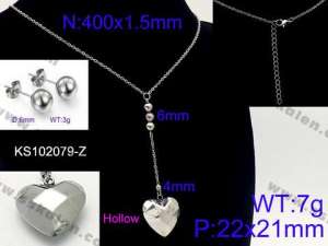 SS Jewelry Set(Most Women) - KS102079-Z