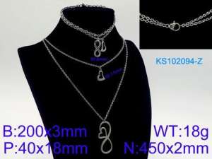 SS Jewelry Set(Most Women) - KS102094-Z