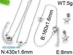 SS Jewelry Set(Most Women) - KS102554-HR