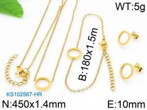 SS Jewelry Set(Most Women) - KS102567-HR