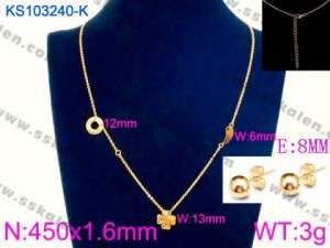 SS Jewelry Set(Most Women) - KS103240-K