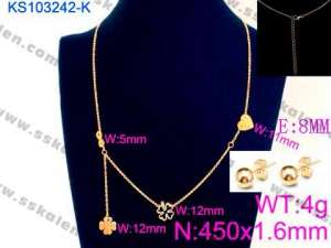 SS Jewelry Set(Most Women) - KS103242-K