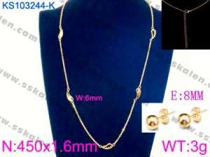 SS Jewelry Set(Most Women) - KS103244-K