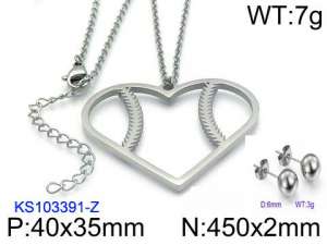 SS Jewelry Set(Most Women) - KS103391-Z