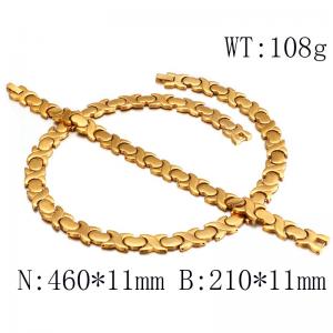 SS Jewelry Set(Most Men) - KS103528-YZ