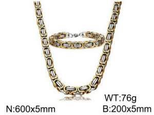 SS Jewelry Set(Most Men) - KS104200-Z