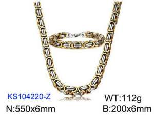 SS Jewelry Set(Most Men) - KS104220-Z