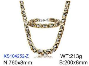 SS Jewelry Set(Most Men) - KS104252-Z