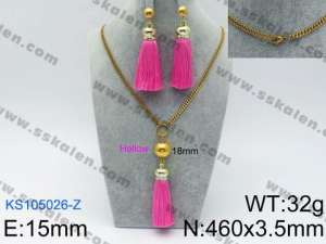 SS Jewelry Set(Most Women) - KS105026-Z