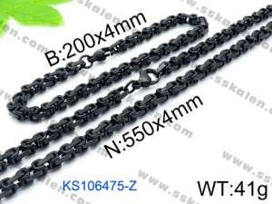 SS Jewelry Set(Most Men) - KS106475-Z