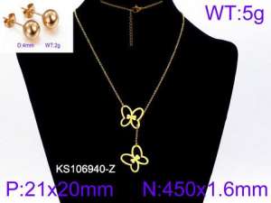 SS Jewelry Set(Most Women) - KS106940-Z