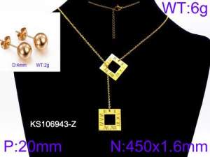 SS Jewelry Set(Most Women) - KS106943-Z