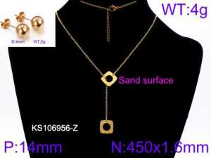 SS Jewelry Set(Most Women) - KS106956-Z