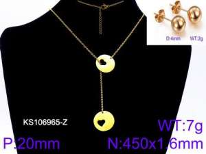 SS Jewelry Set(Most Women) - KS106965-Z