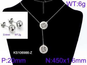 SS Jewelry Set(Most Women) - KS106986-Z