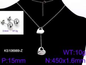 SS Jewelry Set(Most Women) - KS106989-Z