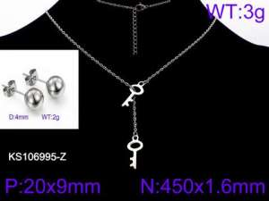 SS Jewelry Set(Most Women) - KS106995-Z