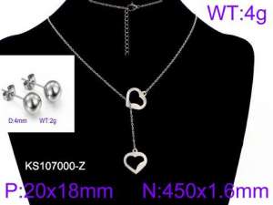 SS Jewelry Set(Most Women) - KS107000-Z