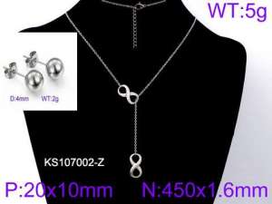 SS Jewelry Set(Most Women) - KS107002-Z