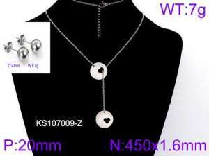 SS Jewelry Set(Most Women) - KS107009-Z