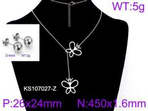 SS Jewelry Set(Most Women) - KS107027-Z