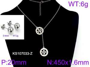 SS Jewelry Set(Most Women) - KS107033-Z