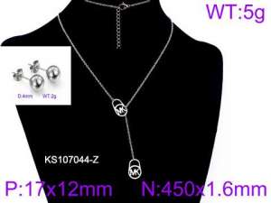 SS Jewelry Set(Most Women) - KS107044-Z