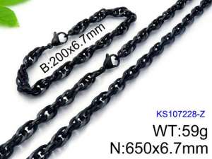 SS Jewelry Set(Most Men) - KS107228-Z