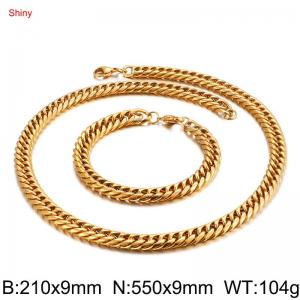 SS Jewelry Set(Most Men) - KS107396-Z