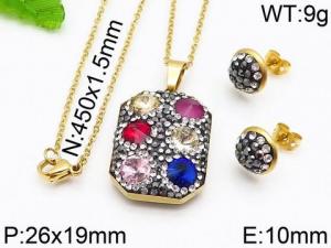 SS Jewelry Set(Most Women) - KS108476-QJ