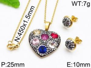 SS Jewelry Set(Most Women) - KS108483-QJ