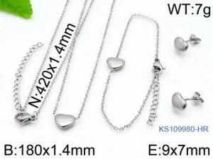 SS Jewelry Set(Most Women) - KS109980-HR