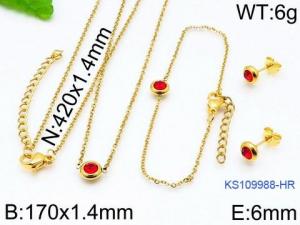 SS Jewelry Set(Most Women) - KS109988-HR